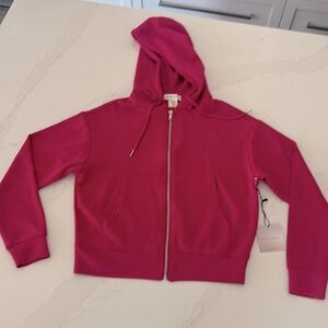 Happily Grey Pink Zip Up Hoodie